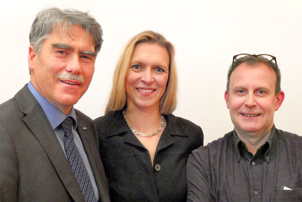 Lutz Brockmann, Christina Hartmann und Martin Drichel Verden