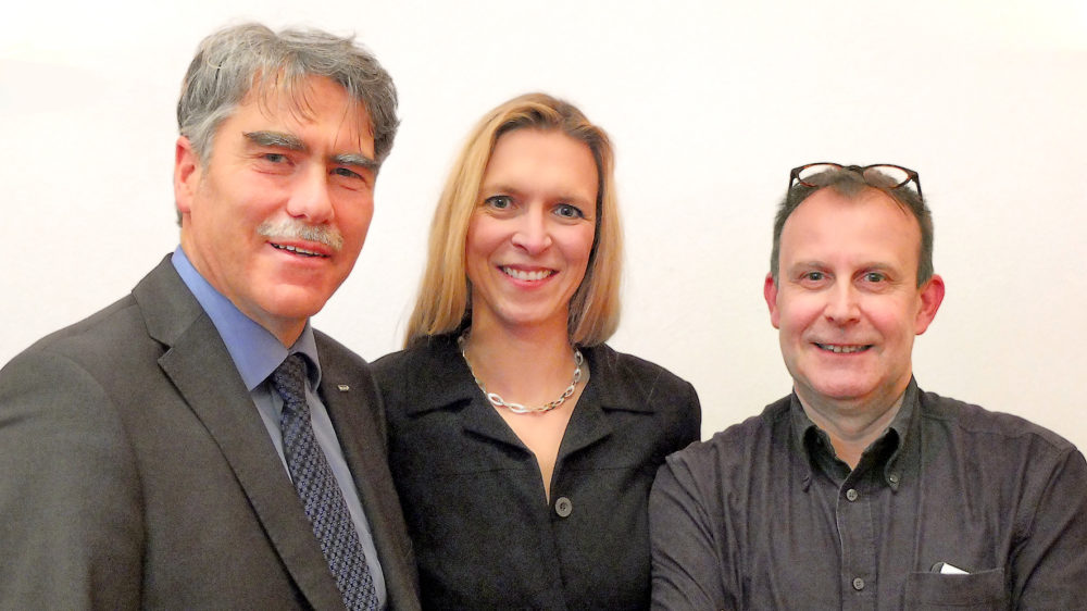 Lutz Brockmann, Christina Hartmann und Martin Drichel Verden