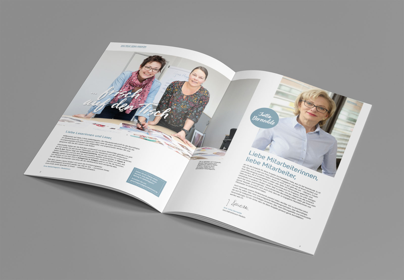 gesundheit nord magazin design