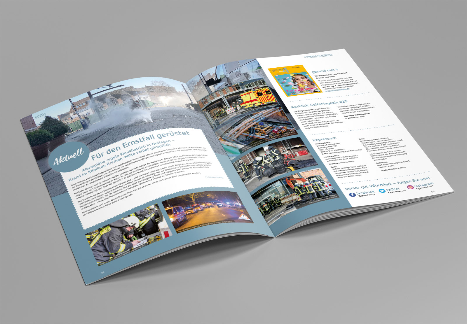 gesundheit nord mitarbeitermagazin gestaltung